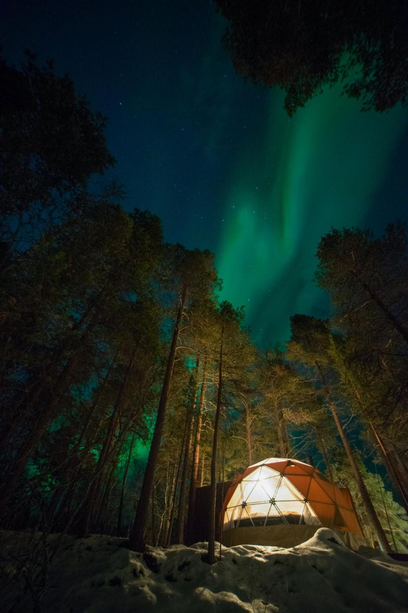 GLØD Aurora Canvas Dome Alta Exterior foto