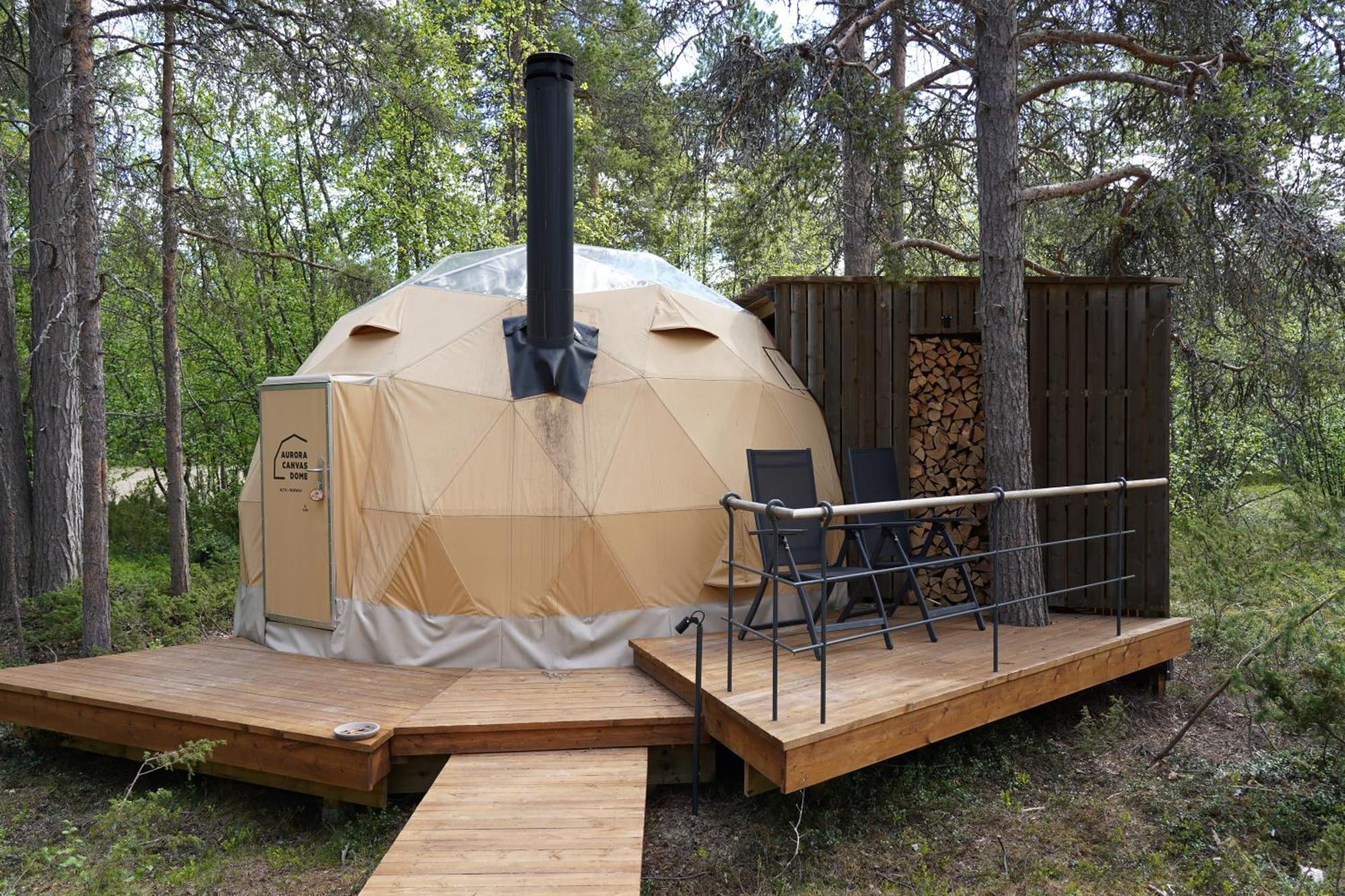 GLØD Aurora Canvas Dome Alta Exterior foto